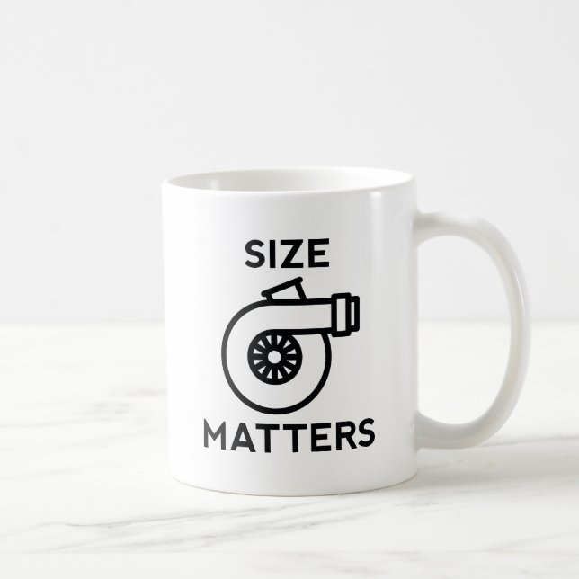 Size Matters Coffee Mug (Right)