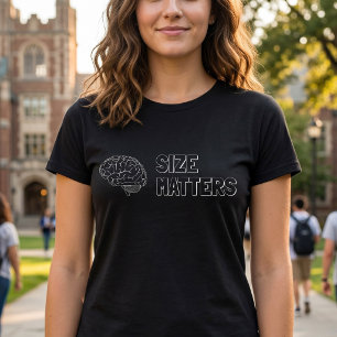 Size Matters Funny Dating Advice T-Shirt