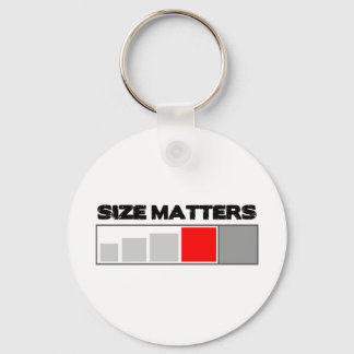 Size Matters - Geocaching Stuff Keychain