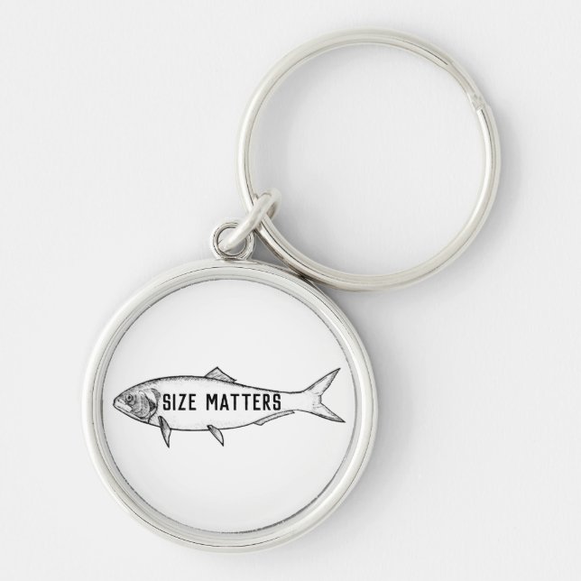 Size Matters Keychain (Front)