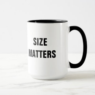 Size Matters Oversized Coffee Mug