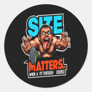 Size S Humourous Take Sticker