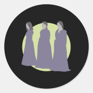 Size S Sticker5 Classic Round Sticker