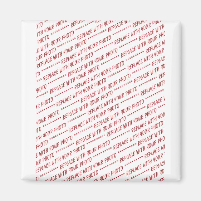 Size Specific 8x10 Photo Template Magnet (Front)