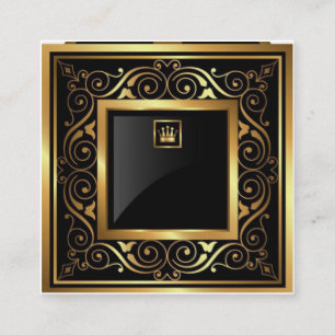 Size: Square, 2.5" x 2.5" When it comes to your bu Square Business Card