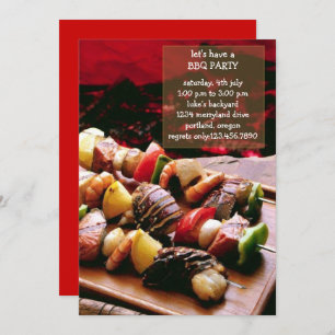 Sizzling BBQ Party Invitation