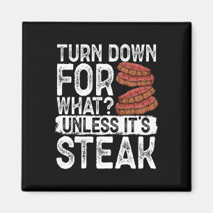 Sizzling Grill Masterpiece For Carnivores Rare Med Magnet