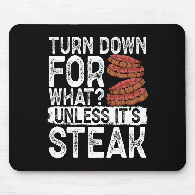 Sizzling Grill Masterpiece For Carnivores Rare Med Mouse Pad (Front)