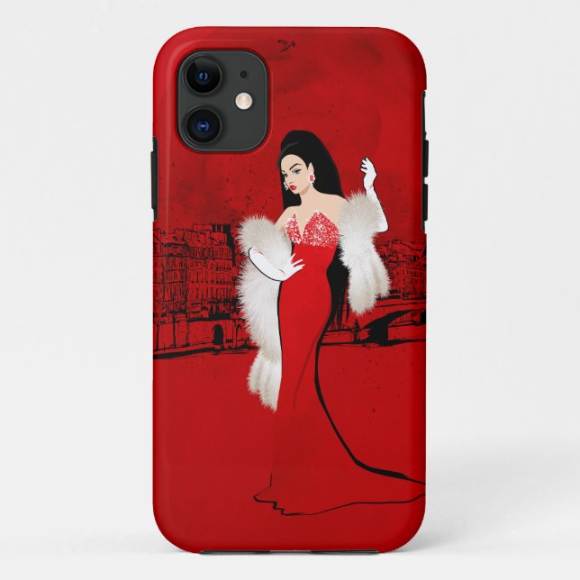 Sizzling in Paris Case-Mate iPhone Case (Back)