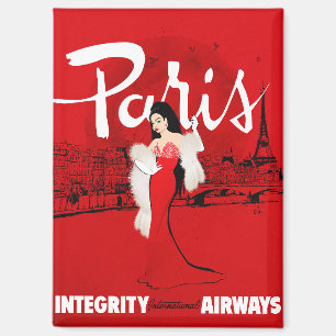 Sizzling in Paris Magnet