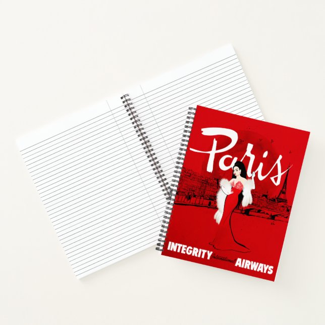 Sizzling in Paris Notebook (Inside)