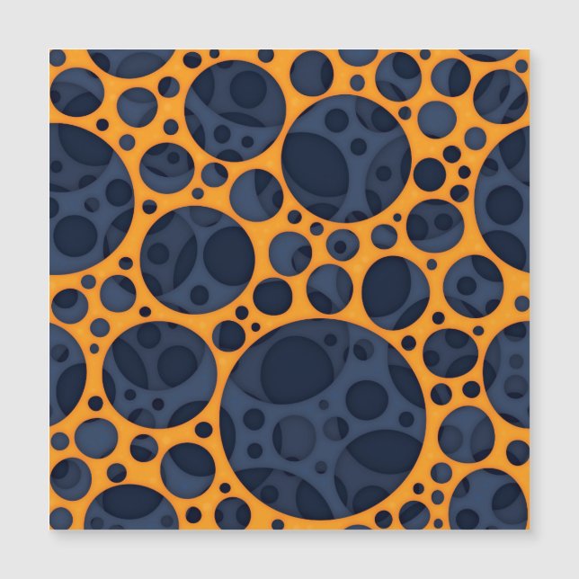 Sizzling Trippy Abstract Lava Holes Design Pattern (Front)