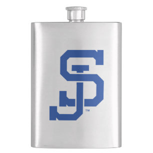 SJ Spartans logo Hip Flask