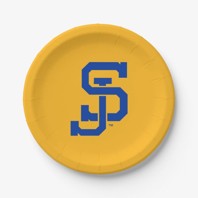SJ Spartans Paper Plate (Front)