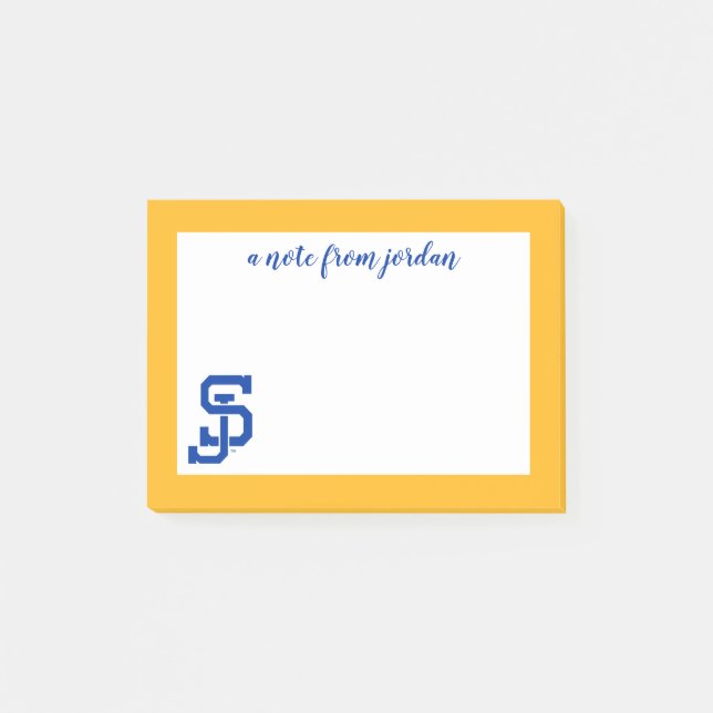 SJ Spartans Post-it Notes (Front)