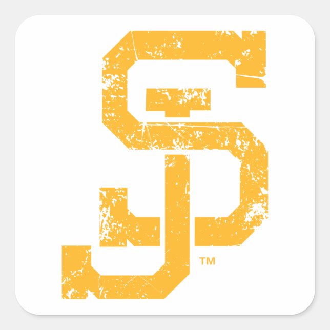 SJ Spartans Square Sticker (Front)