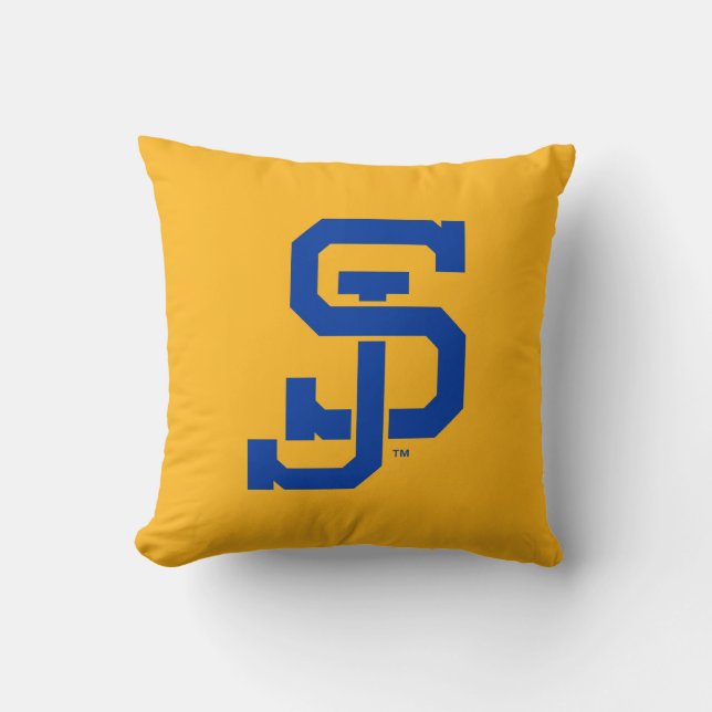SJ Spartans Throw Pillow (Front)