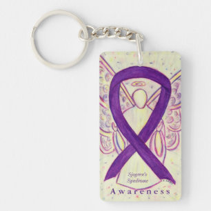Sjogren's Syndrome Angel Awareness Ribbon Porte - 