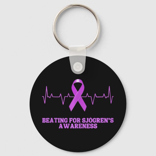 Sjögrens Syndrome Awareness2  Keychain (Front)
