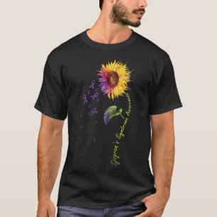 Sjogren's Syndrome Awareness Sunflower  T-Shirt