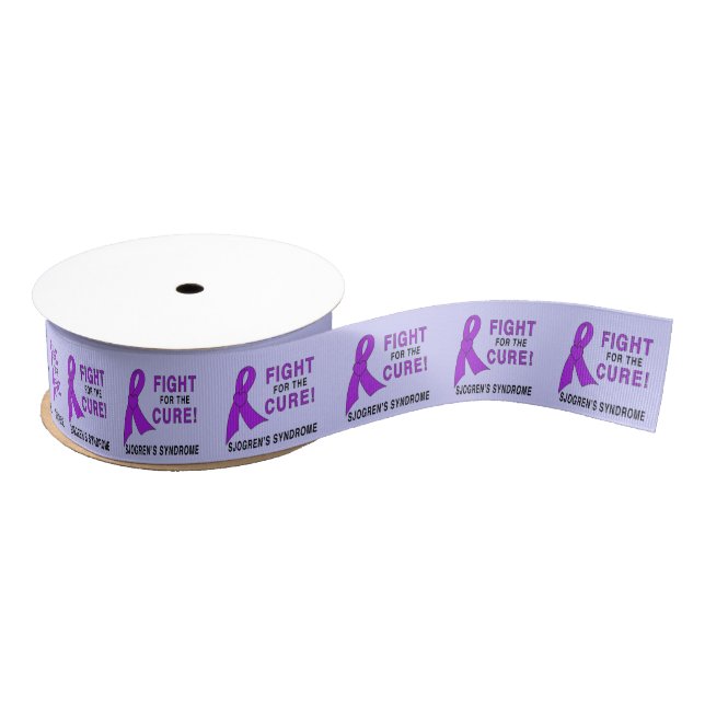 Sjogren's Syndrome Fight for a Cure 1.5" Grosgrain Ribbon (Spool)