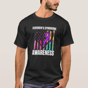 Sjogren's Syndrome Survivor Learn Warrior 1 T-Shirt