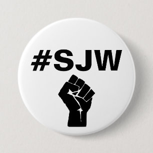 #SJW Social Justice Warrior 3 Inch Round Button