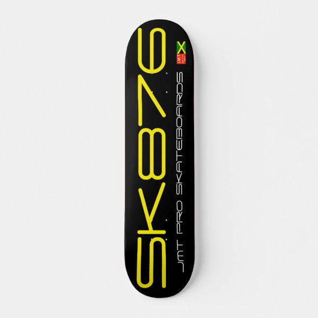 SK876 Skateboard, 7¾" Deck Skateboard (Front)