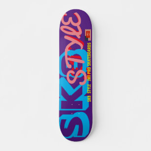 SK8 STYLE  JMT7 3/4" Skateboard Deck