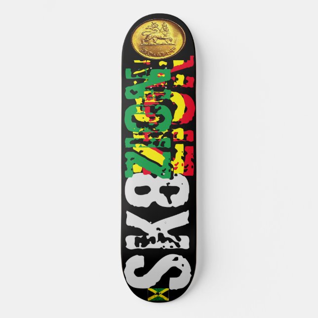 SK8 ZION 8 1/2" Skateboard Deck (Front)