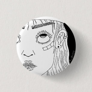 sk8er girl 1 inch round button