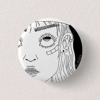 sk8er girl 1 inch round button