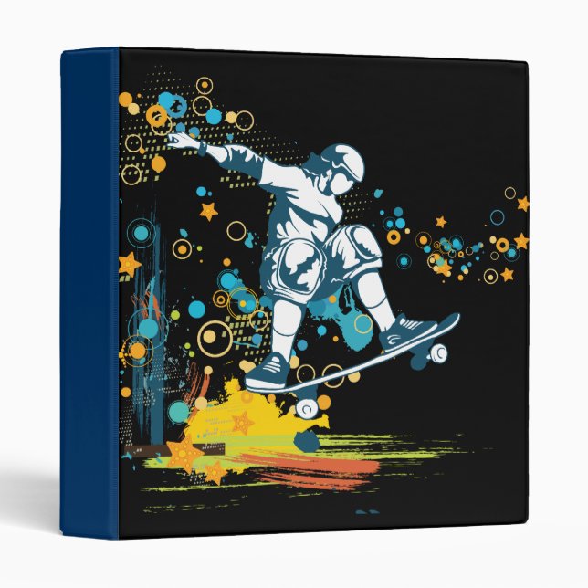 sk8er skateboarder vector binder (Front/Spine)