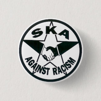 Ska Against Racism 1 Inch Round Button