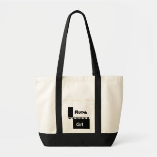 ska checks1, Rude , Girl Tote Bag