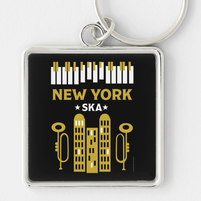 Ska Jazz Keychain (Front)
