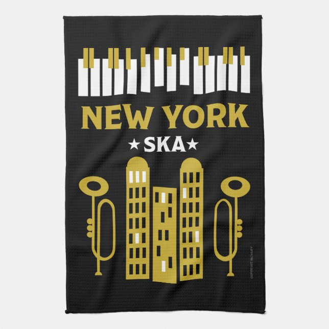 Ska Jazz Kitchen Towel (Vertical)