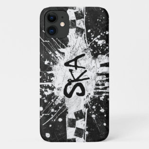 Ska music checkered old school punk rock 80's  iPhone 11 case