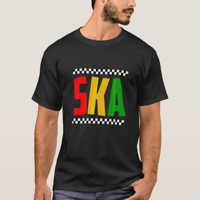 Ska Music Is Life Ska Reggae Punk Sco T-Shirt (Front)