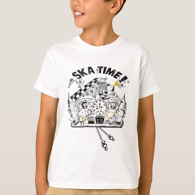 Ska Time Cuckoo Clock T-Shirt (Front)