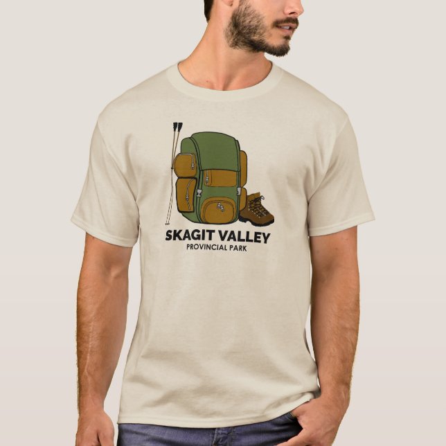 Skagit Valley Provincial Park Backpack T-Shirt (Front)