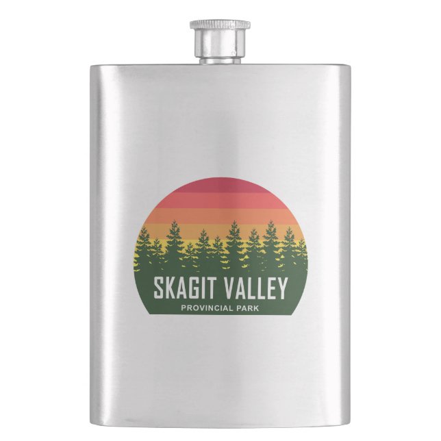 Skagit Valley Provincial Park Hip Flask (Front)