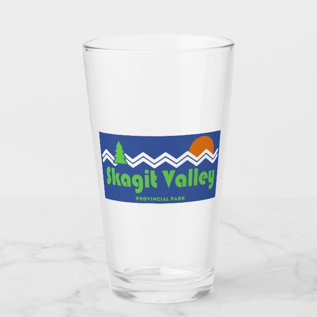 Skagit Valley Provincial Park Retro Glass (Front)