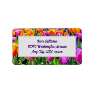Skagit Valley Tulip Return Address Label