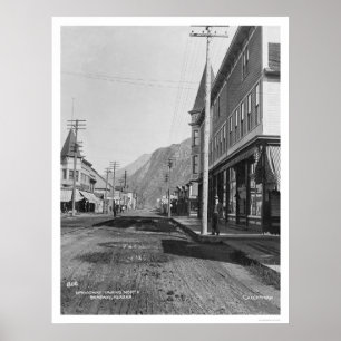 Skagway Alaska Broadway 1918 Poster