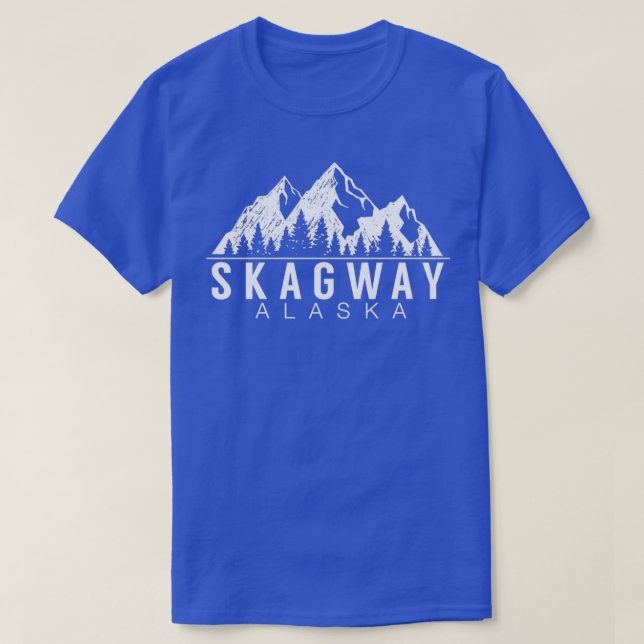 Skagway Alaska Mountains 1 T-Shirt (Design Front)