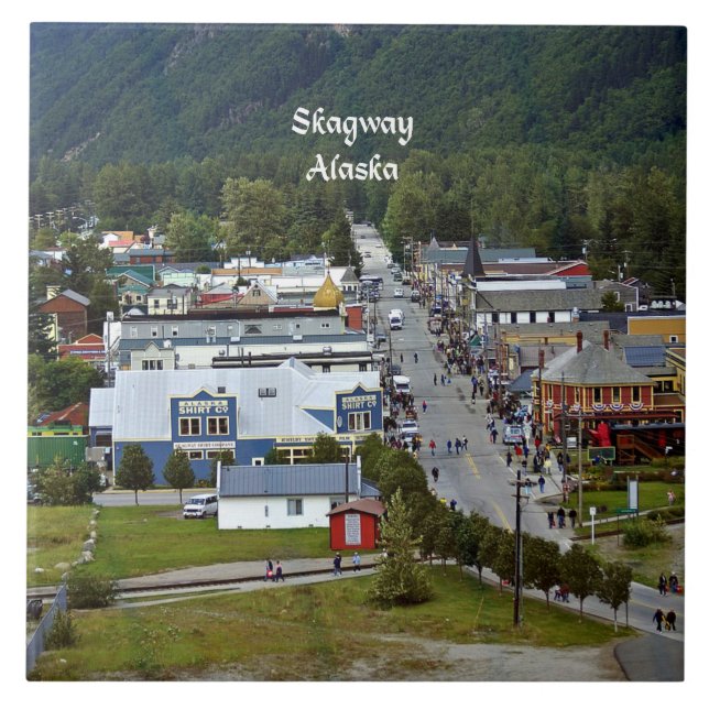 Skagway, Alaska Tile (Front)