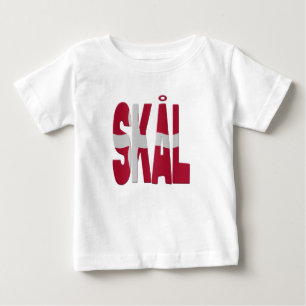 Skål cheers - Danish Baby T-Shirt