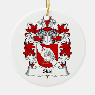 Skal Family Crest Ceramic Ornament