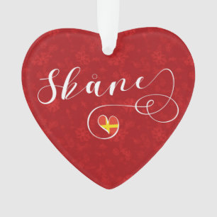 Skåne Flag Heart, Suède, Scanie